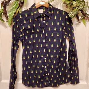 J. Crew Tops - J. Crew Pineapple Print Button Down J. Crew Tops - J. Crew Pineapple Print Button Down